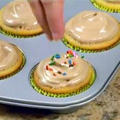 Low Fat Buttermilk Birthday Cupcakes