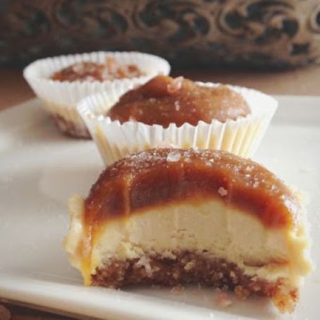 Paleo Salted Caramel Cheesecake Bites