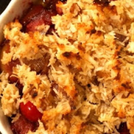 Paleo Cranberry Apple Pear Crisp