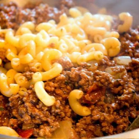 Pasta and Ground Beef Casserole