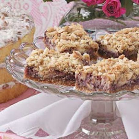 Raspberry Cream Cheese Bars