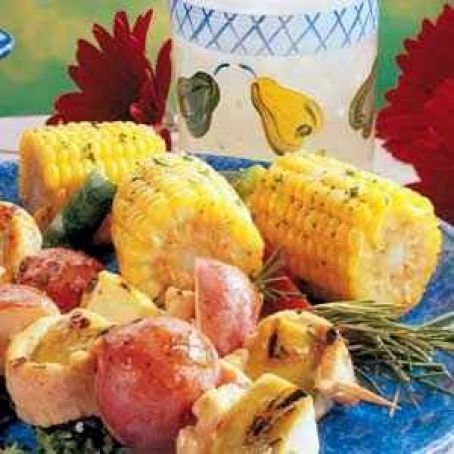 Corn 'n' Pepper Packets Recipe