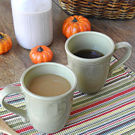 Pumpkin Spice Coffee Creamer {Dairy & Sugar Free}