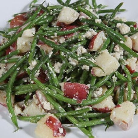 Potato Salad with Green Beans and Blue Cheese