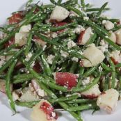 Potato Salad with Green Beans and Blue Cheese