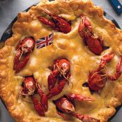 Rabbit and Crawfish Stargazy Pie Recipe | SAVEUR
