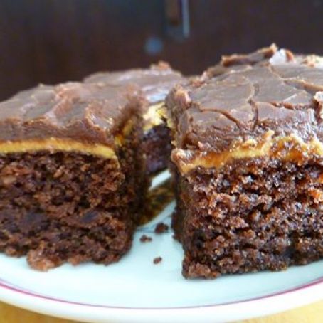 Peanut Butter Fudge Cake