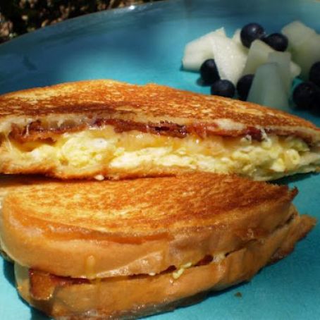 Bacon and Egg Breakfast Grilled Cheese