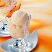 Frozen Peach Yogurt