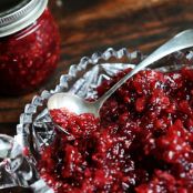 Cranberry, Raspberry, Pecan Conserve