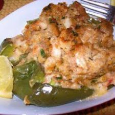 Seafood Stuffed Bell Peppers
