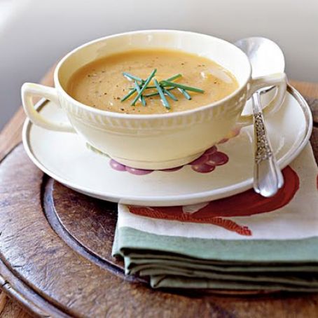 Roasted Butternut Squash and Shallot Soup