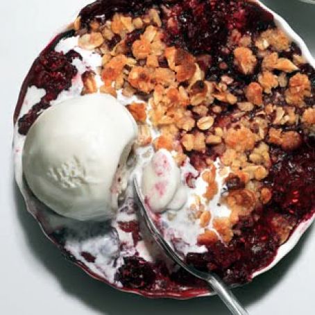 Mixed-Berry Oatmeal Crisps