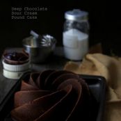CAKE - Deep Chocolate Sour Cream Pound Cake