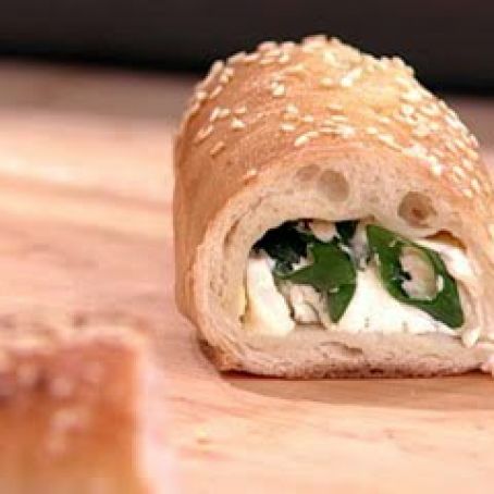 Bagel Sticks, Scallion Cream-Cheese Stuffed