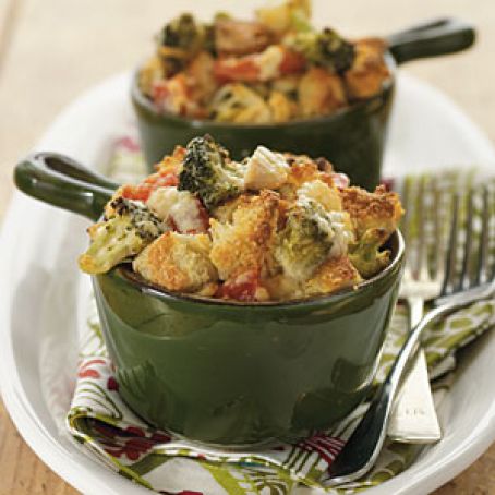 Chicken and Broccoli Cobbler