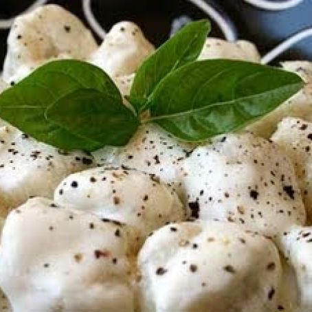 Potato Gnocchi in Gorgonzola Sauce