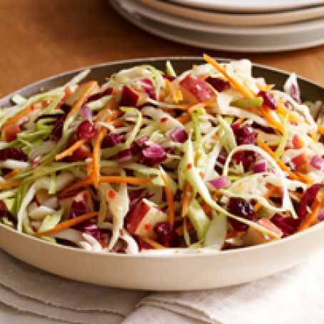 Apple-Cranberry Slaw