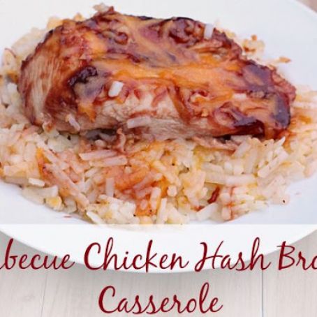 Barbecue Chicken Hash Brown Casserole