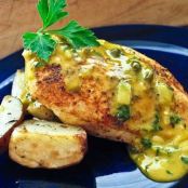 Chicken with Lemon and Caper Sauce