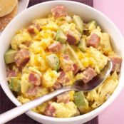 Breakfast (Ham & Avocado Scramble)