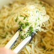 Parmesan Garlic Spaghetti