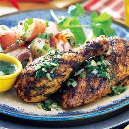 Southwestern Chicken with Lime Butter
