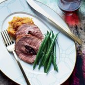 Sour-Cherry-Stuffed Duck Breasts with Thyme