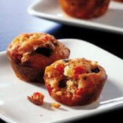 Mini Greek Pizza Muffins