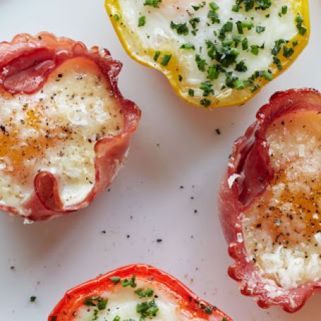 Eggs in Ham Cups
