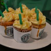 Starbucks Caramel Frappuccino Cupcakes-Copycat