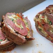 Steak and Smoked Salmon Roll