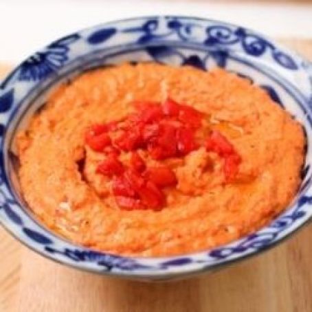 Homemade hummus