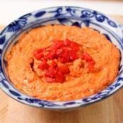 Homemade hummus