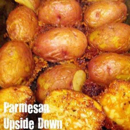 Parmesean upside down potatoes