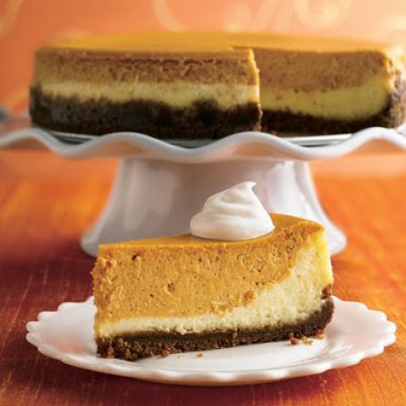 Layered Pumpkin Cheesecake