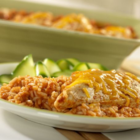 Fiesta Chicken and Rice Bake