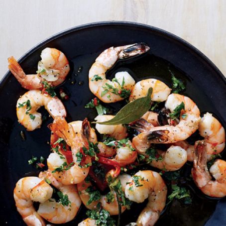 Roasted Shrimp with Chile Gremolata