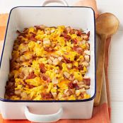 Bacon Hash with Eggs