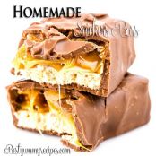 Homemade Snickers Bars