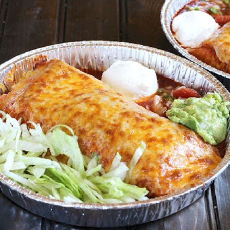 ENCHILADA STYLE BURRITOS