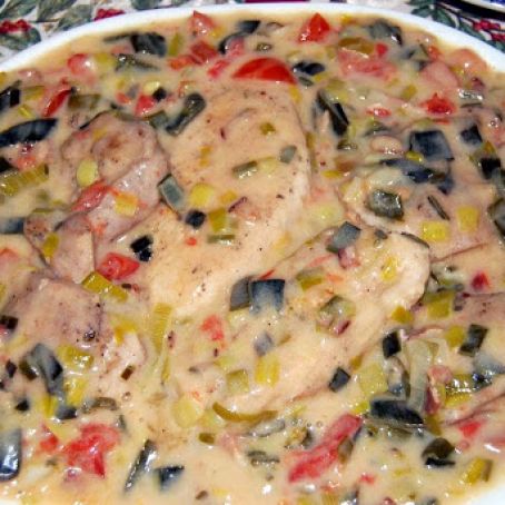 Chicken with BLT Gravy  15 Minute Meal: