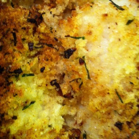Cod with Herbed Bread Crumbs