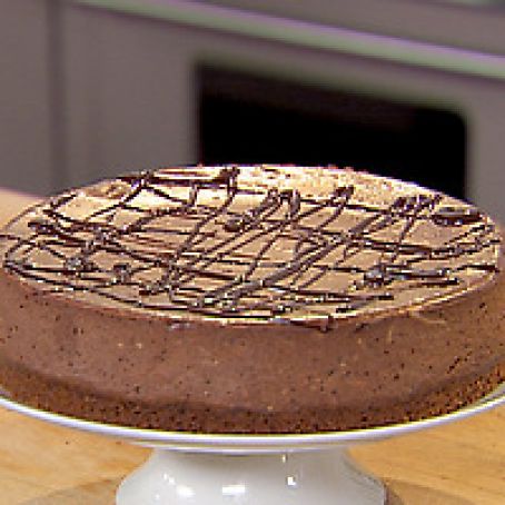 Chocolate Espresso Cheesecake with Ganache