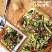 Ribbon Asparagus Tart