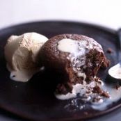 Warm Double-Chocolate Brownie Cakes