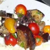 Eggplant Salad Grilled Mediterranean