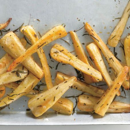 Veggies: Baked Parsnip Fries with Rosemary