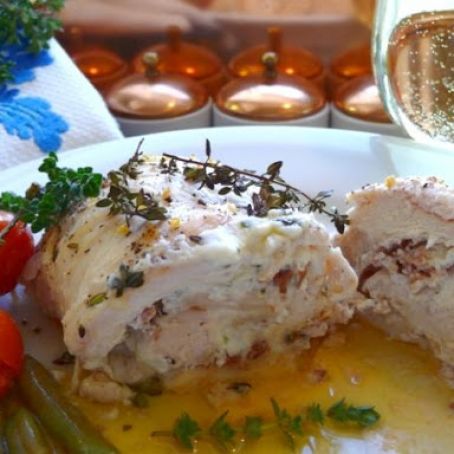 Boursin Cheese & Bacon Stuffed Chicken Breasts for Two