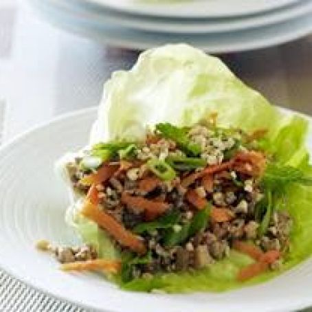 Spicy Tofu Lettuce Wraps